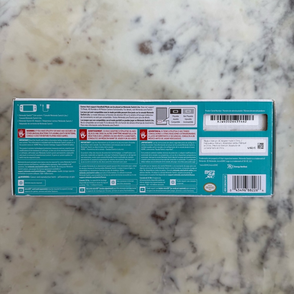 Nintendo Switch Lite - Aqua Blue - Picture 2 of 3